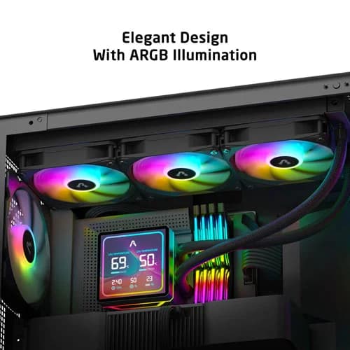 ProLab Design AL360LCD ARGB 360mm CPU Liquid Cooler